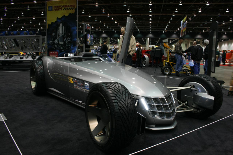 Illustration for article titled Cadillac VSR Hot Rod Concept